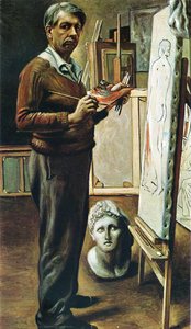 Autoportrait Dans L'atelier — Giorgio De Chirico