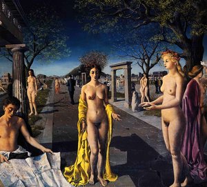 The Entrance To The City — Paul Delvaux