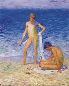 Boys On The Beach, Belle-ile — John Peter Russell