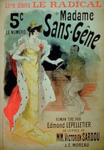 'madame Sans-gene' In Le Radical — Jules Chéret