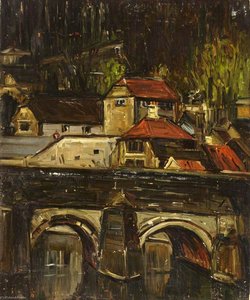 Bridge Over A River — Maud Ireland Button