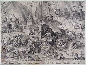 Avaricia — Pieter Bruegel El Viejo