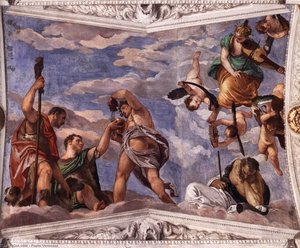 Bacchus, Vertumnus And Saturn — Paolo Veronese
