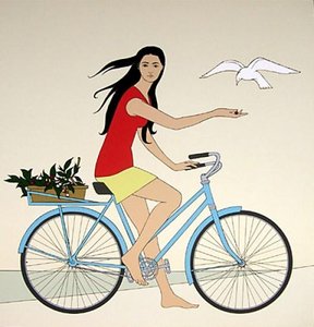 Blue Bicycle — Will Barnet