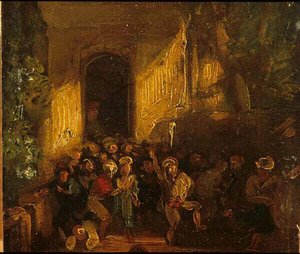 La Sortie De L'école Turque — Alexandre Gabriel Decamps