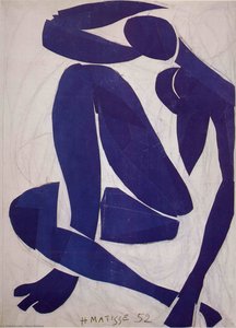 Nu Bleu Iv Gouache Découpée Nice , Musée Matisse — Henri Matisse