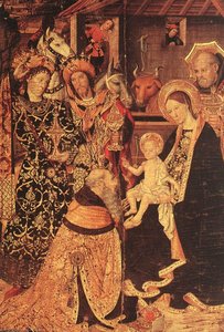 Epiphany (detail) — Jaume Huguet
