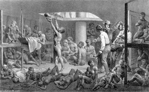 Negroes In The Bilge — Johann Moritz Rugendas