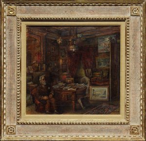 Eilshemius In His Studio — David Davidovich Burliuk