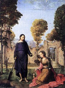 Christ Appearing To Mary Magdalen — Juan De Flandes