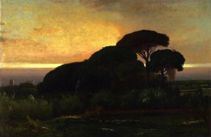 Stone Pines (also Known As Pine Grove, Barberini Villa, Albano, Italy) — George Innes