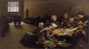 Eventide: A Scene At The Westminster Union — Sir Hubert Von Herkomer