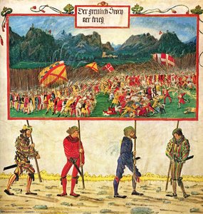 Emperor Maximilian Triumphal Scene The Swiss War — Albrecht Altdorfer