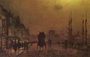 Glasgow Docks — John Atkinson Grimshaw