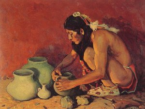 The Pottery Maker — Eanger Irving Couse