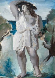 Figure In A Landscape — Bernard Meninsky