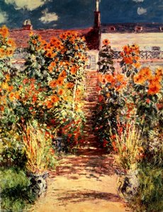 The Steps At Vetheuil — Claude Monet