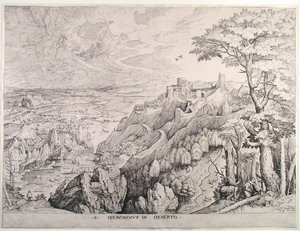 Jerome En El Desierto — Pieter Bruegel El Viejo