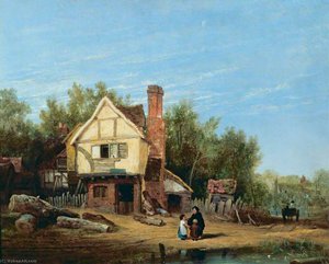 Landscape With Cottages — William Mulready The Younger