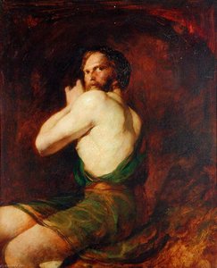 Figure Of A Seated Man — William Etty