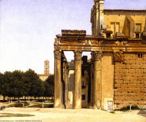 View Of The Via Sacra, Rome — Кристофер Вилхелм Екерсберг