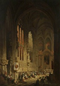Interior Of A Cathedral — David Roberts