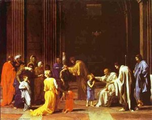A Megaláldás — Poussin