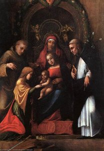 The Mystic Marriage Of St. Catherine — Antonio Allegri Da Correggio