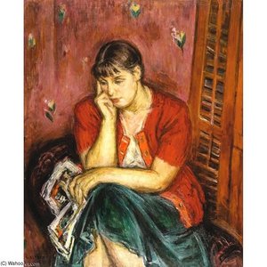 Woman In A Red Blouse — Louis Ritman