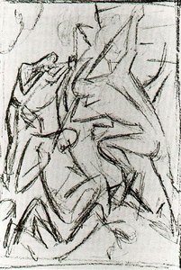 Retribution (study For The Americal Historical Epic) — Thomas Hart Benton