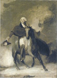Preparatory Study For Equestrian Portrait — Thomas Sully