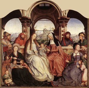 St Anne Altarpiece (central Panel) — Quentin Matsijs