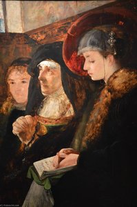 Under Salmesangen — Eilif Peterssen