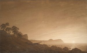 View of Arkona with Rising Moon, c. 1805-1806