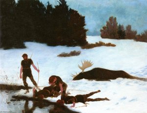 Elk Hunters — Hans Emmenegger