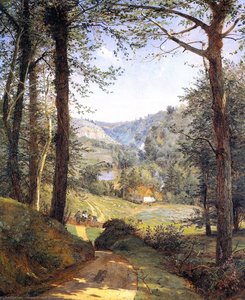 Luccombe Chine, Isle Of Wight — Jasper Francis Cropsey
