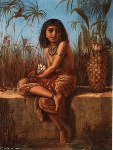 An Eygptian Flower Girl — Frederick Goodall