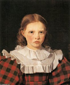 Portrait Of Adolphine Købke, Sister Of The Artist — Кристен Кёбке