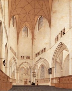 Interior Del Coro De La Iglesia De Sint-bavokerk En Haarlem — Pieter Jansz. Saenredam