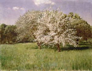 Blossoming Trees — Pal Merse Szinyei