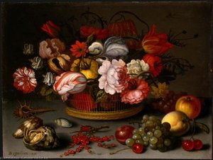 Basket Flowers — Balthasar Van Der Ast