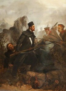 Private John Mcdermond, 47th Regiment Of Foot, Winning The Victoria Cross, Battle Of Inkerman, 5 November 1854 — Chevalier Louis William Desanges
