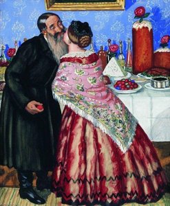 Easter — Boris Mikhailovich Kustodiev