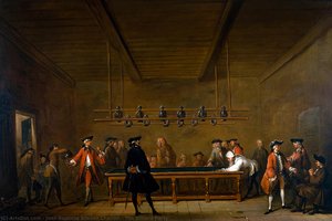 La Partie De Billard — Jean-baptiste-siméon Chardin