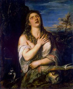 "penitent St. Mary Magdalene" Translates To "la Penitente Santa Maria Maddalena" In Italian. — Tiziano Ramsay Peale Ii