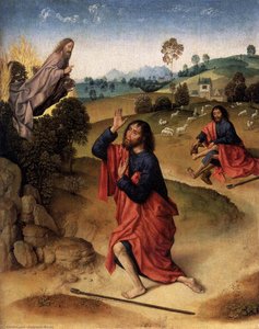 Moses And The Burning Bush — Aelbrecht Bouts