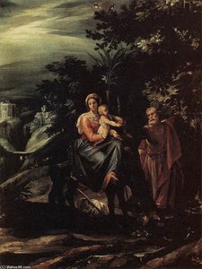 The Flight Into Egypt — Giuseppe Cesari