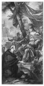 Saint Rémi Apporté À Clovis La Soumission Du Peuple De Reims (histoire De Clovis) — Charles-joseph Natoire