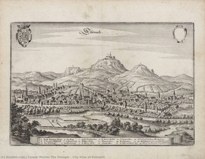 City View Of Eisenach — Caspar Merian The Younger