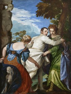 Le Choix Entre La Vertu Et Le Vice — Paolo Veronese